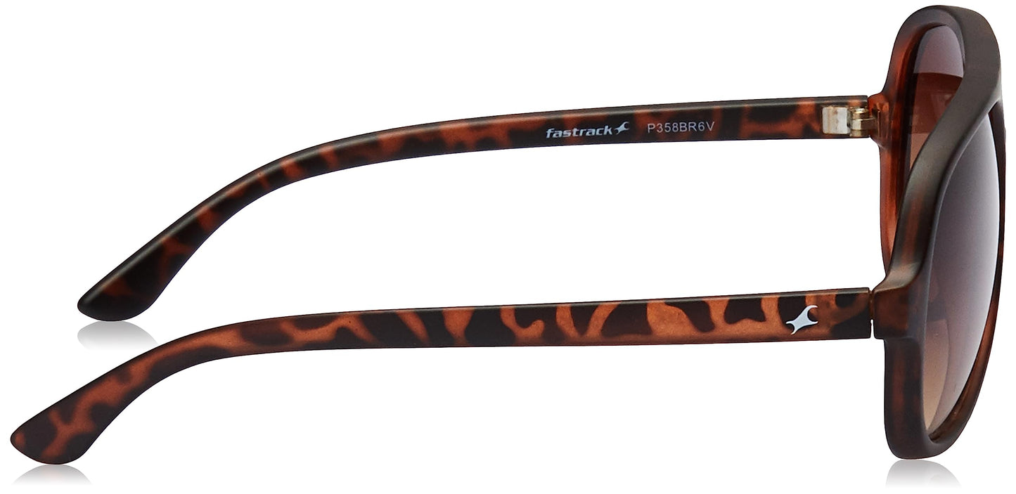 Fastrack Brown Aviator 100% UV protected Sunglasses for Men