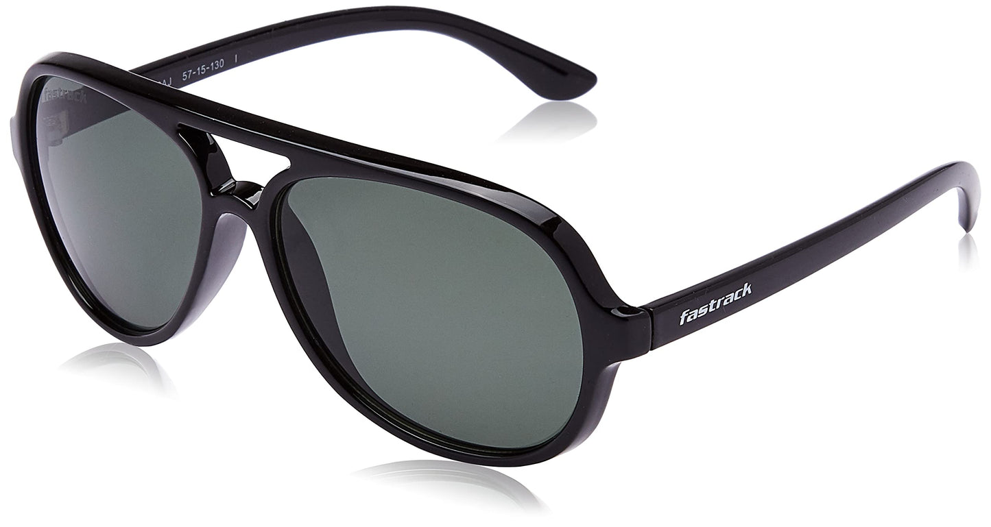 Fastrack Brown Aviator 100% UV protected Sunglasses for Men