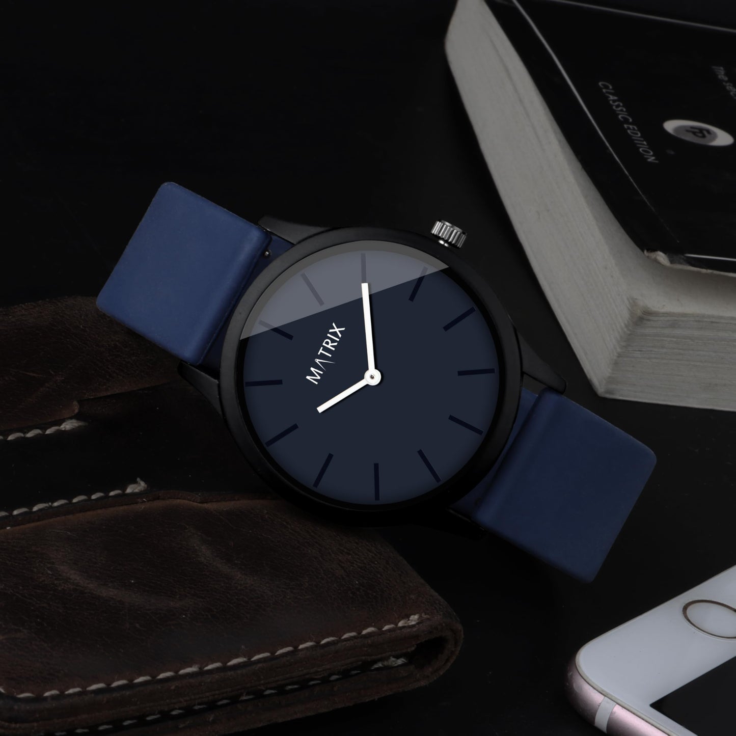 Matrix Minimalist Dial with Softest Silicone Strap Analog Wrist Watch for Men & Boys (Grey)
