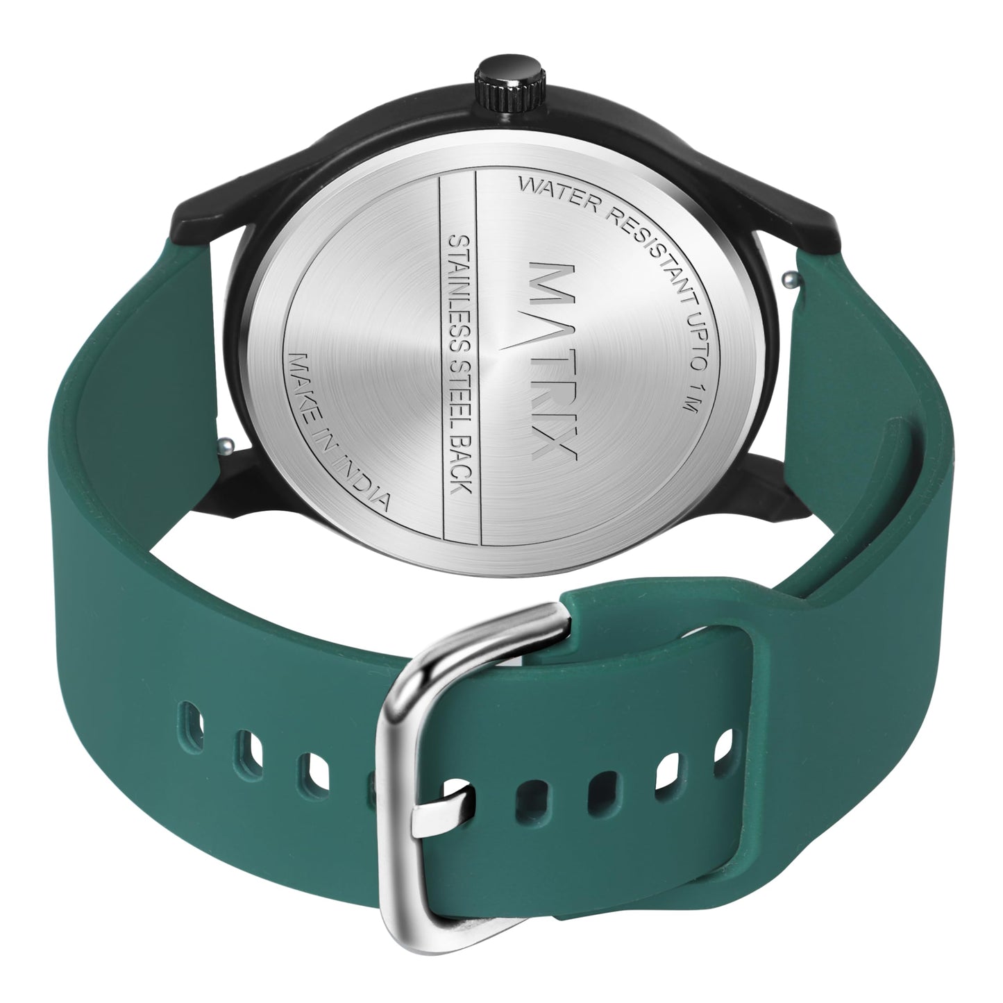 Matrix Minimalist Dial with Softest Silicone Strap Analog Wrist Watch for Men & Boys (Grey)